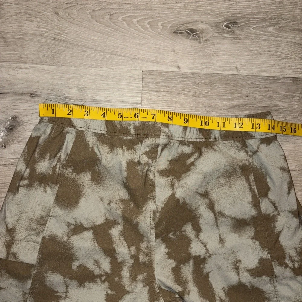 North Face Camo Outdoor Hiking Cargo Utility Shorts Men's Small Green 28